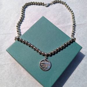 Tiffany & Co Return To Tiffany Tag Ball Chain Necklace